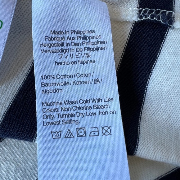 J. Crew stretch knit nautical midi dress - Picture 9 of 10